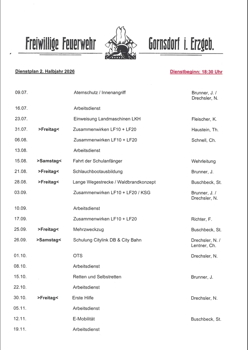 Dienstplan2026